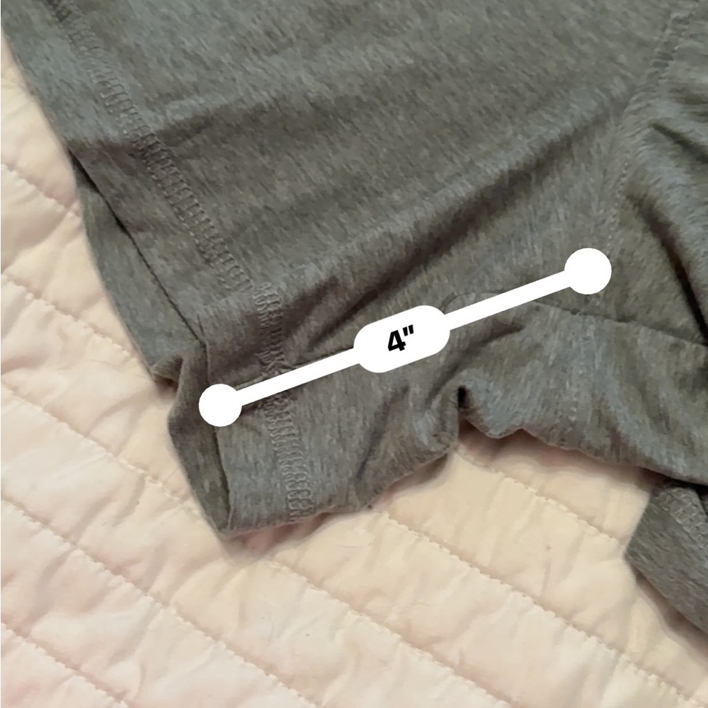Athletic Works Gray Women's Athletic Shorts - Picture 3 of 5